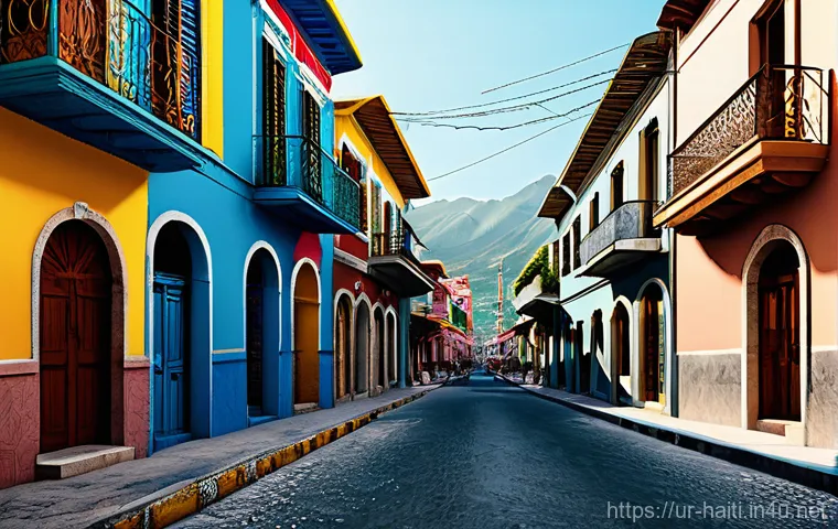아이티 수도 포르토프랭스 여행 가이드 - Here are three detailed image generation prompts in English, designed to capture the essence of Port...